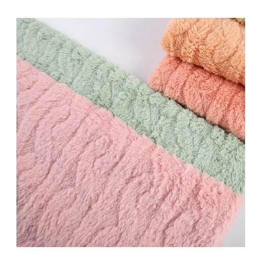 100-prosenttinen neulottu Sherpa-fleece-kangas