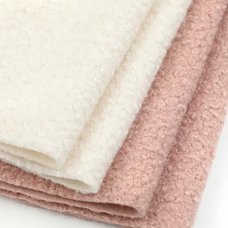100% polyesteri Sherpa Teddy Fleece -kangas takkitakkiin