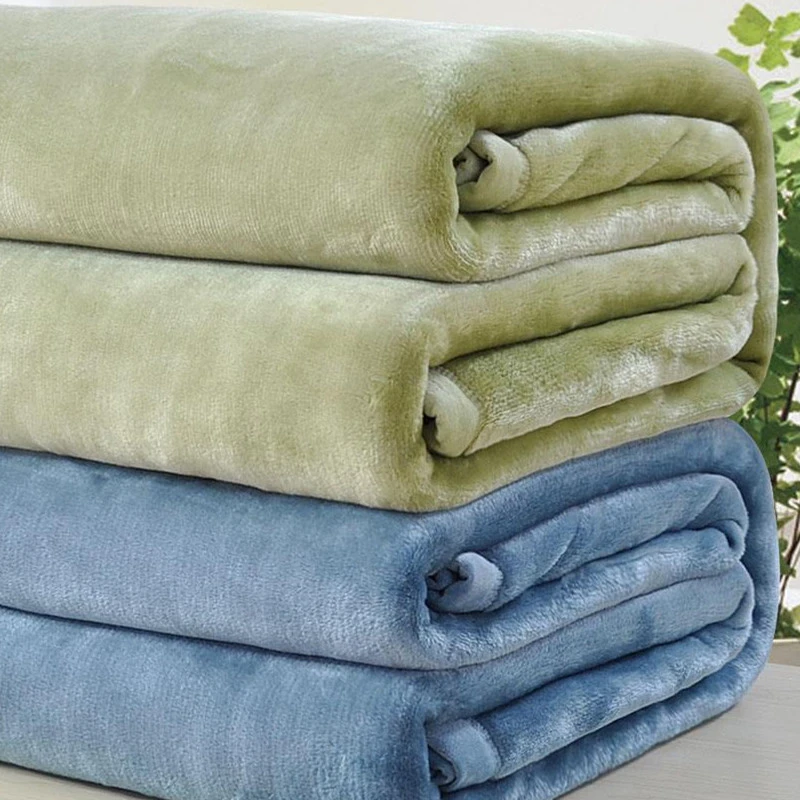 Anti-pillerit koralli flanelli fleece peitot