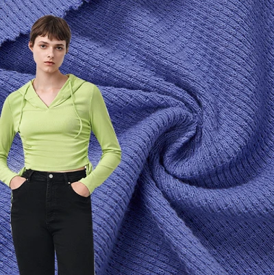 Kaksipuolinen jacquard-neulekangas