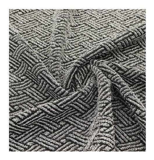 Filigraani jacquard-neulottu kangas