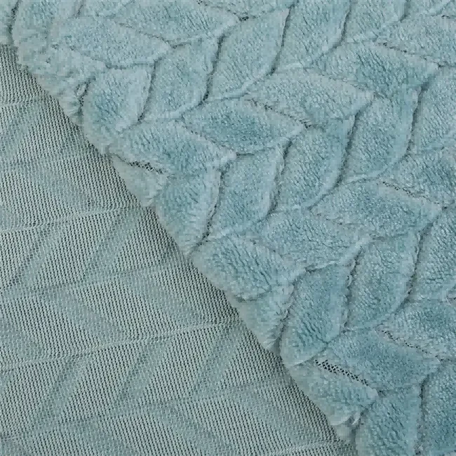 Leaf Jacquard-flanellikangas