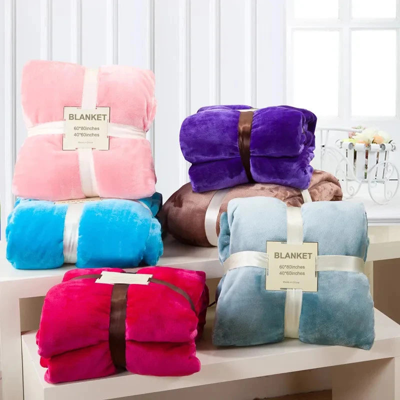 Pehmoinen pörröinen fleece-flanellipeitto