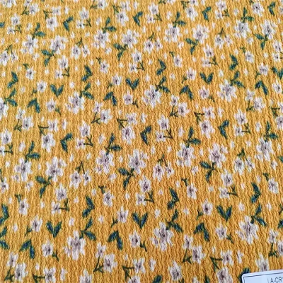 Printed Pleated Fabric