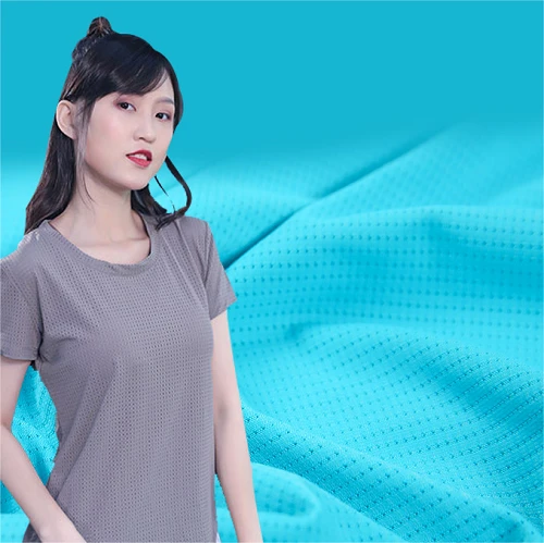 Quick Dry Knit Bird Eye Mesh -kangas