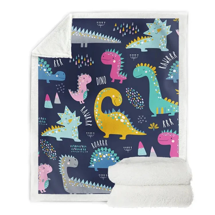 Sherpa Blaneket Animal Throw -teema