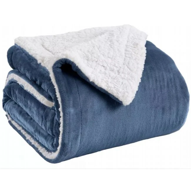 Sherpa -fleece -painotettu viltti