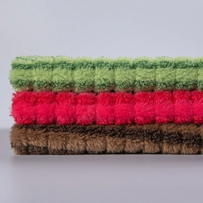 Yhden puolen jacquard sherpa -kangas