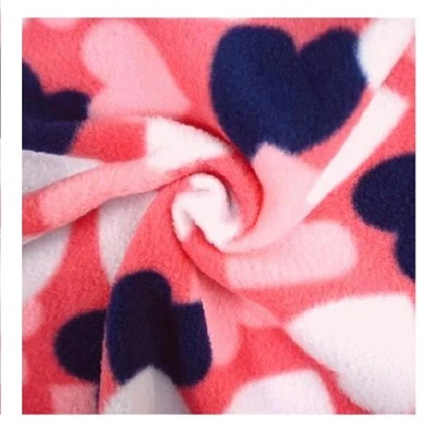 Love Print -kaksipuolinen Polar Fleece -kangas