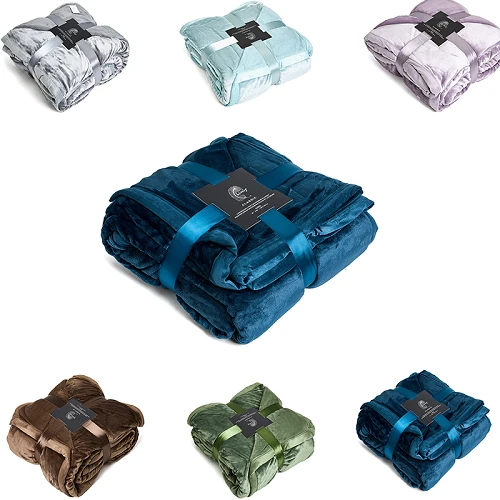Superpehmeä ihoystävällinen flanellipeitto