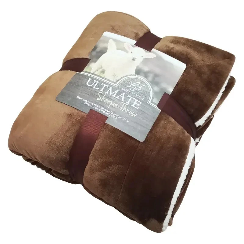 Lämmin sherpapeitto mukavaan talveen
