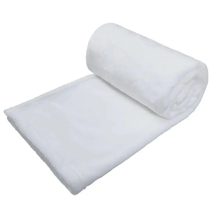 Valkoinen Polar Fleece -peitto