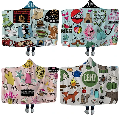 Hoodie Blanket With Sleeves