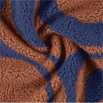 Nallekarhu sherpa -fleece kangas